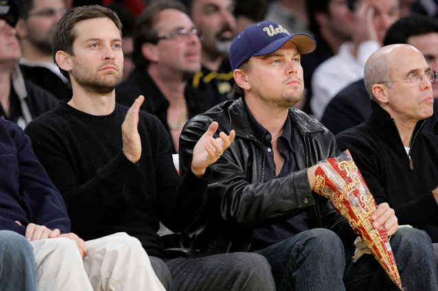 Tobey Maguire and Leonardo